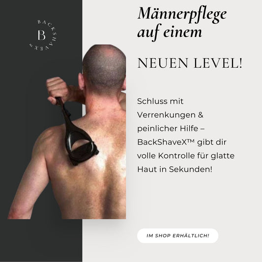 BackShaveX™ – Mühelose Rückenrasur für Männer